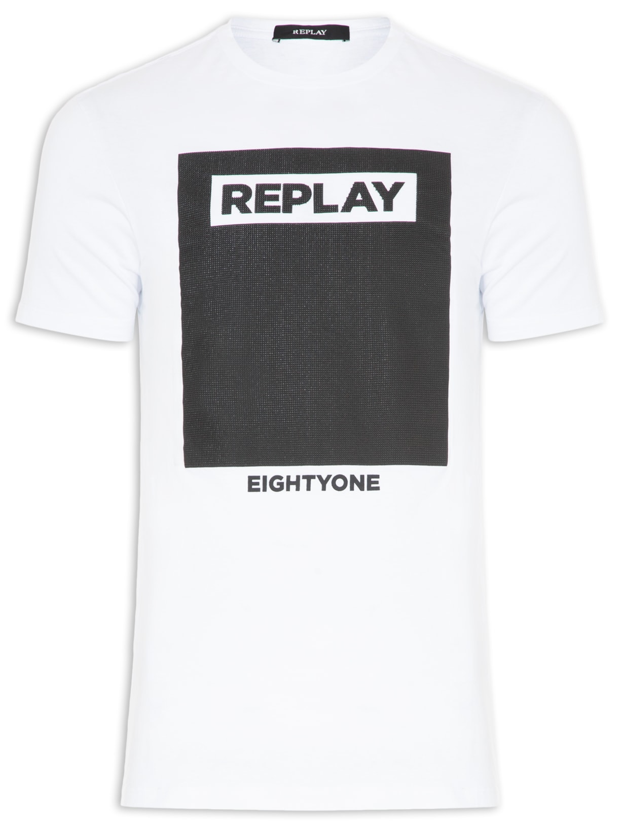 Camiseta Masculina Gola Careca - Branco