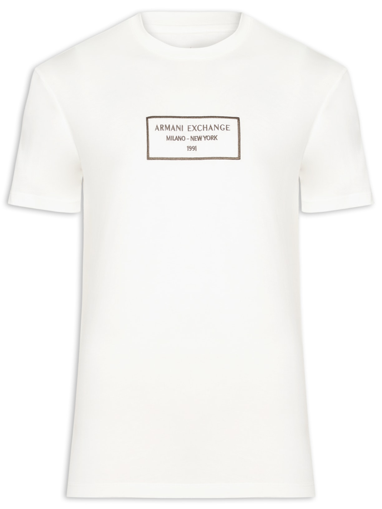 Camiseta Masculina Gola Careca - Branco
