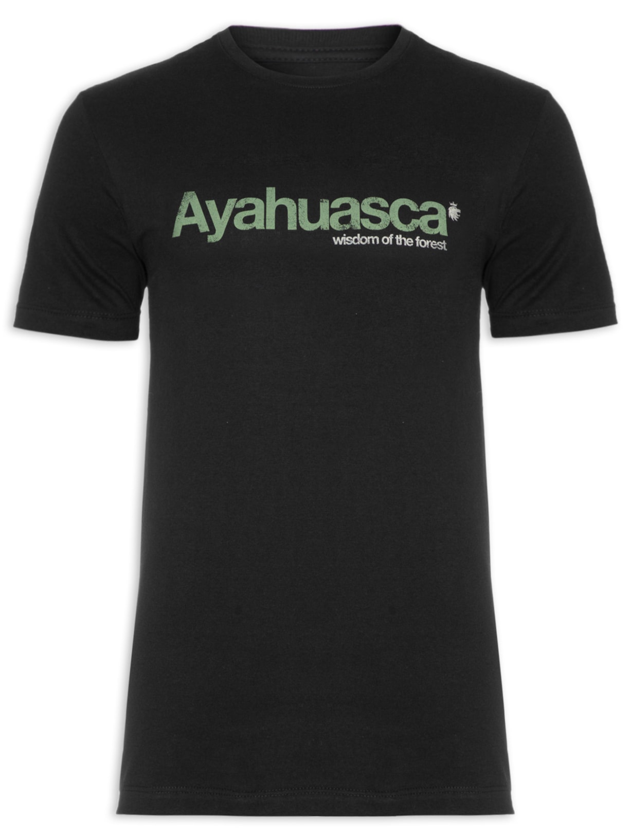 Camiseta Masculina Gola Careca Forest - Preto