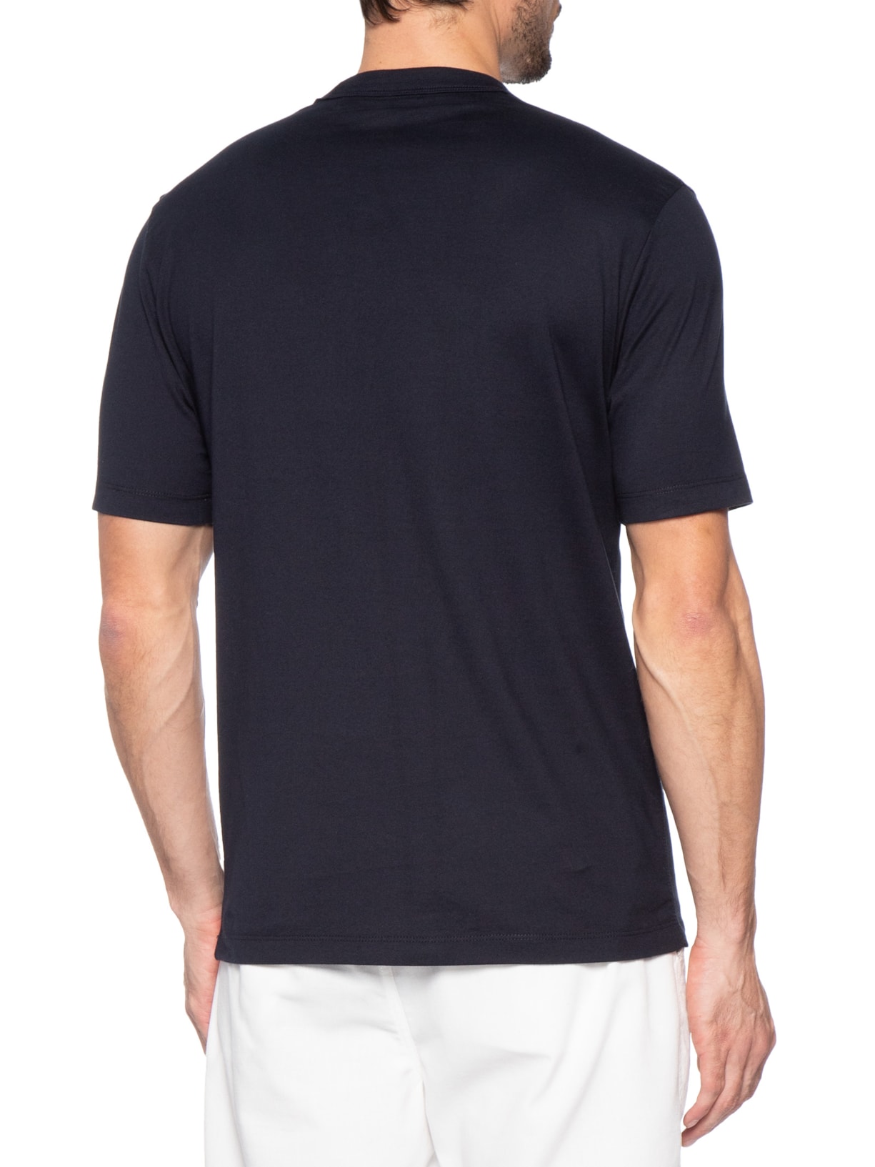 Camiseta Masculina Gola Careca H-Haut 15 Azul Boss