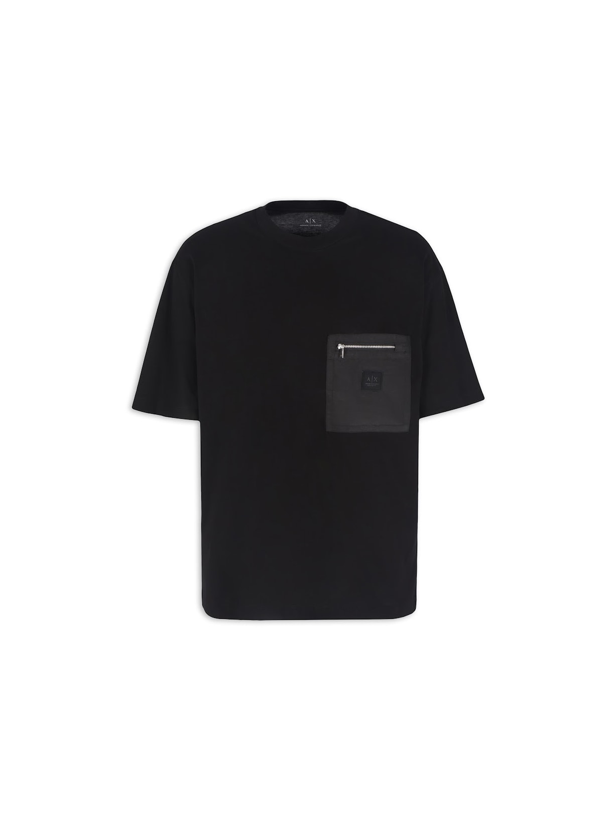 Camiseta Masculina Gola Careca Manga Curta - Preto