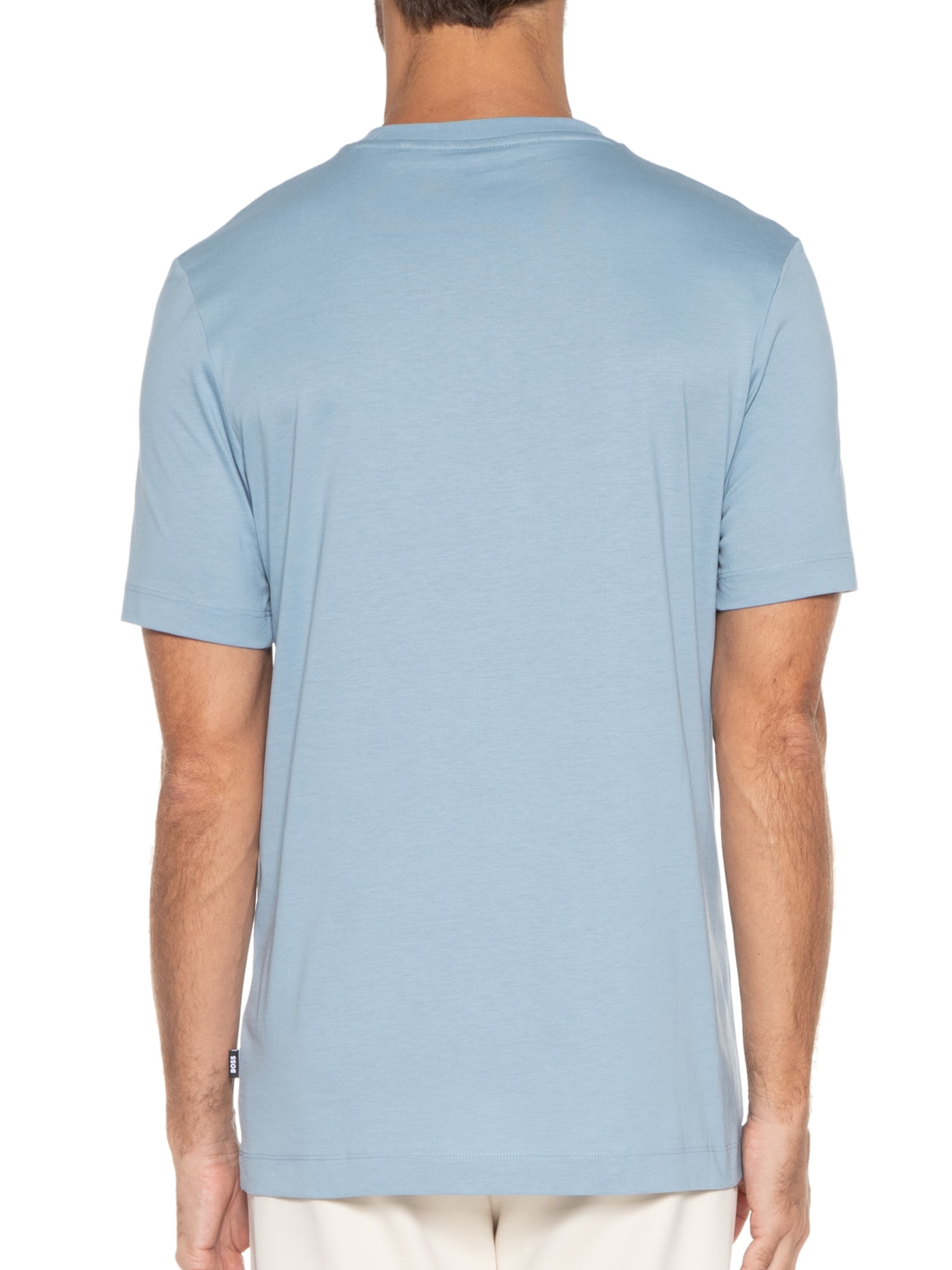Camiseta Masculina Gola Careca Manga Curta Thompson 01 Bege Boss