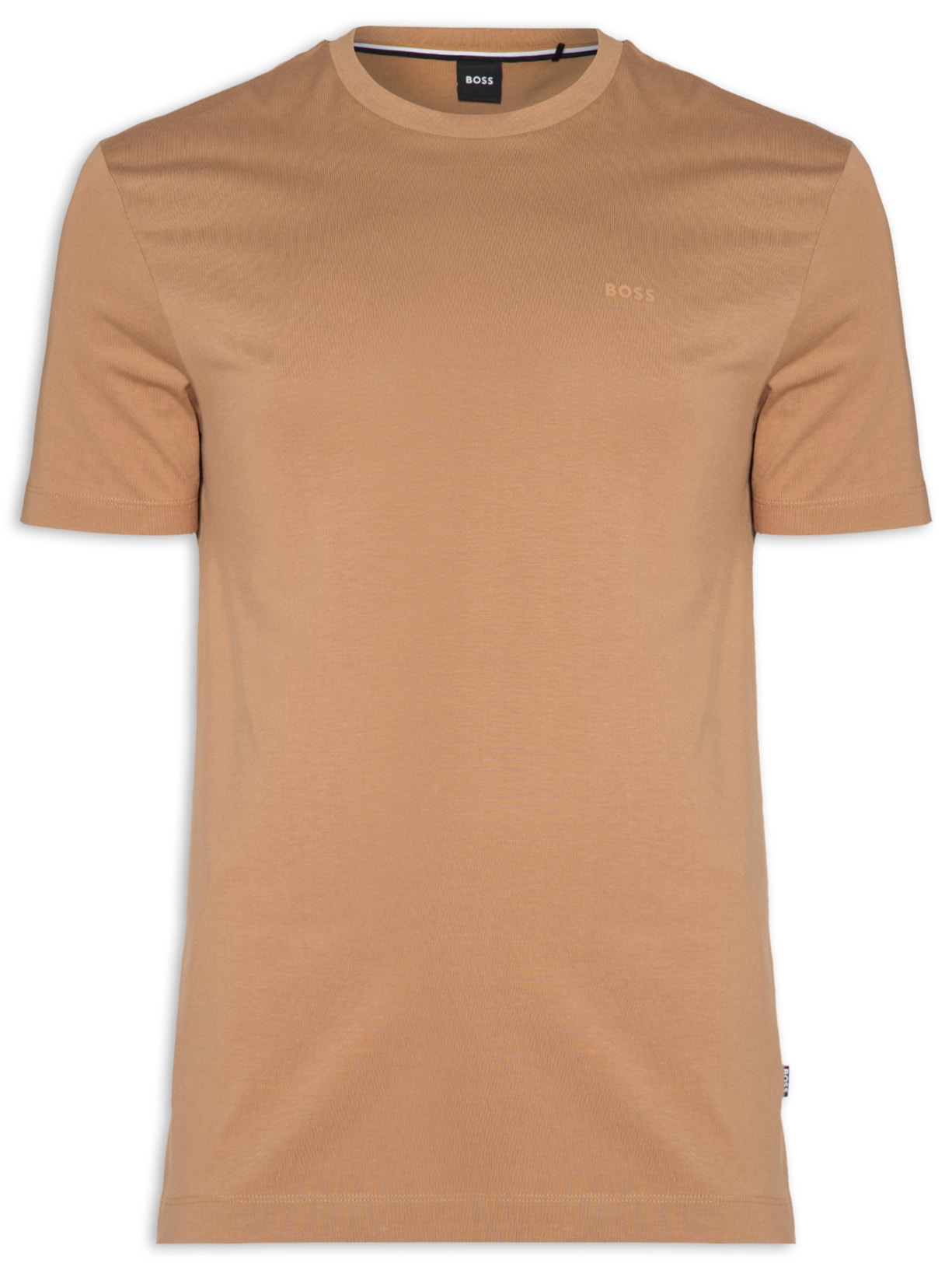 Camiseta Masculina Gola Careca Manga Curta Thompson 01 Bege Boss