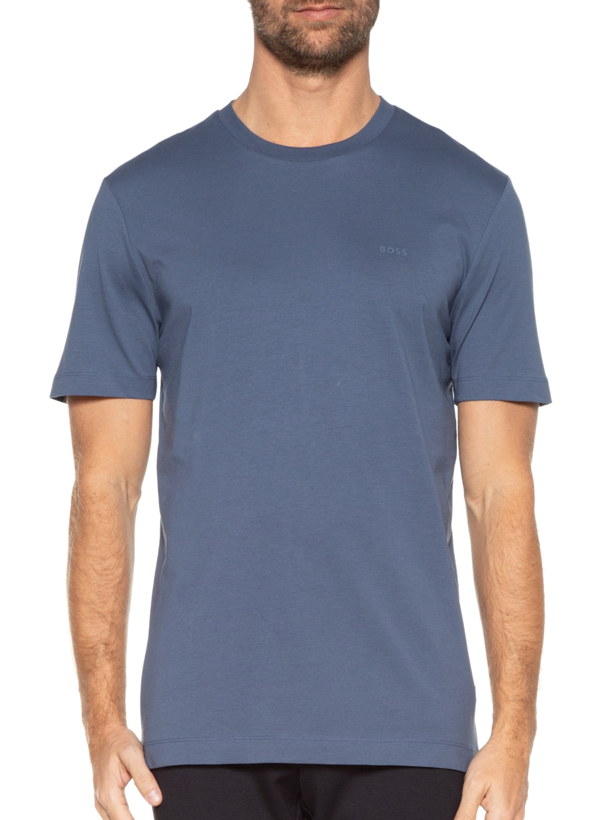 Camiseta Masculina Gola Careca Manga Curta Thompson 01 Bege Boss
