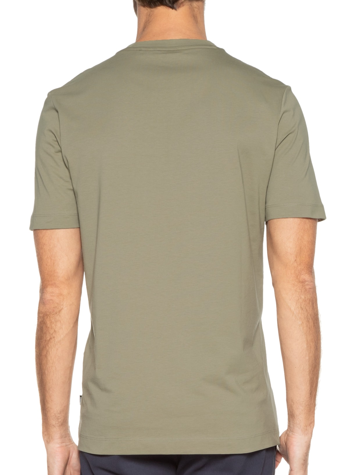 Camiseta Masculina Gola Careca Manga Curta Thompson 01 Bege Boss