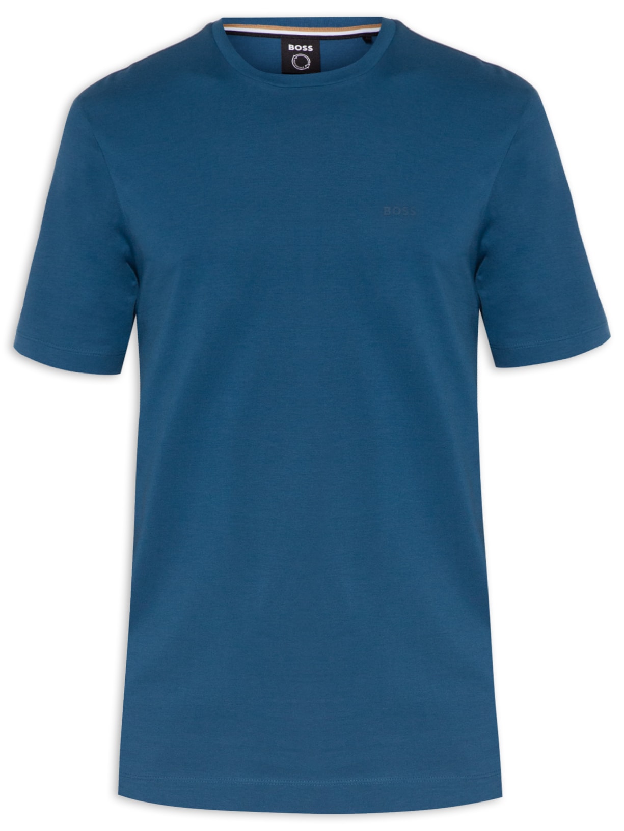 Camiseta Masculina Gola Careca Manga Curta Thompson 01 Bege Boss