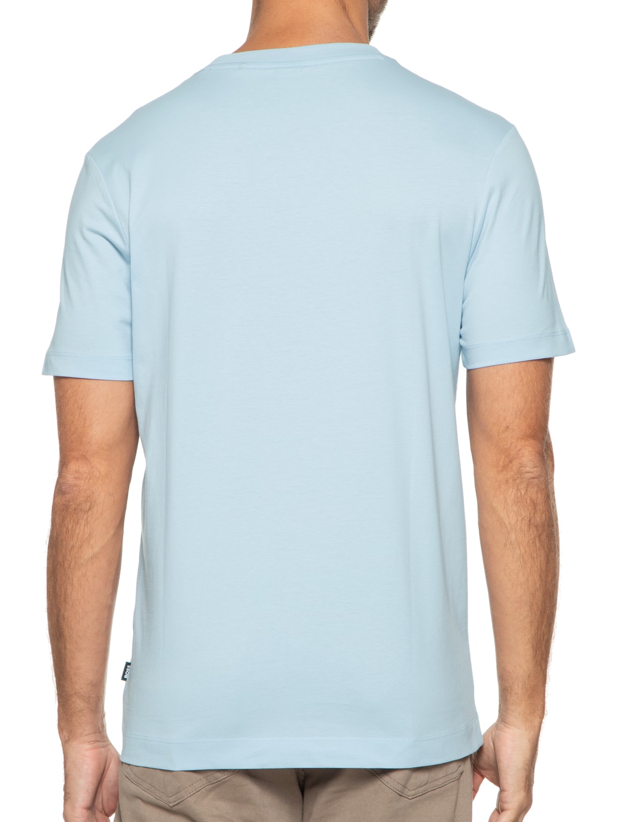 Camiseta Masculina Gola Careca Manga Curta Thompson 01 Bege Boss