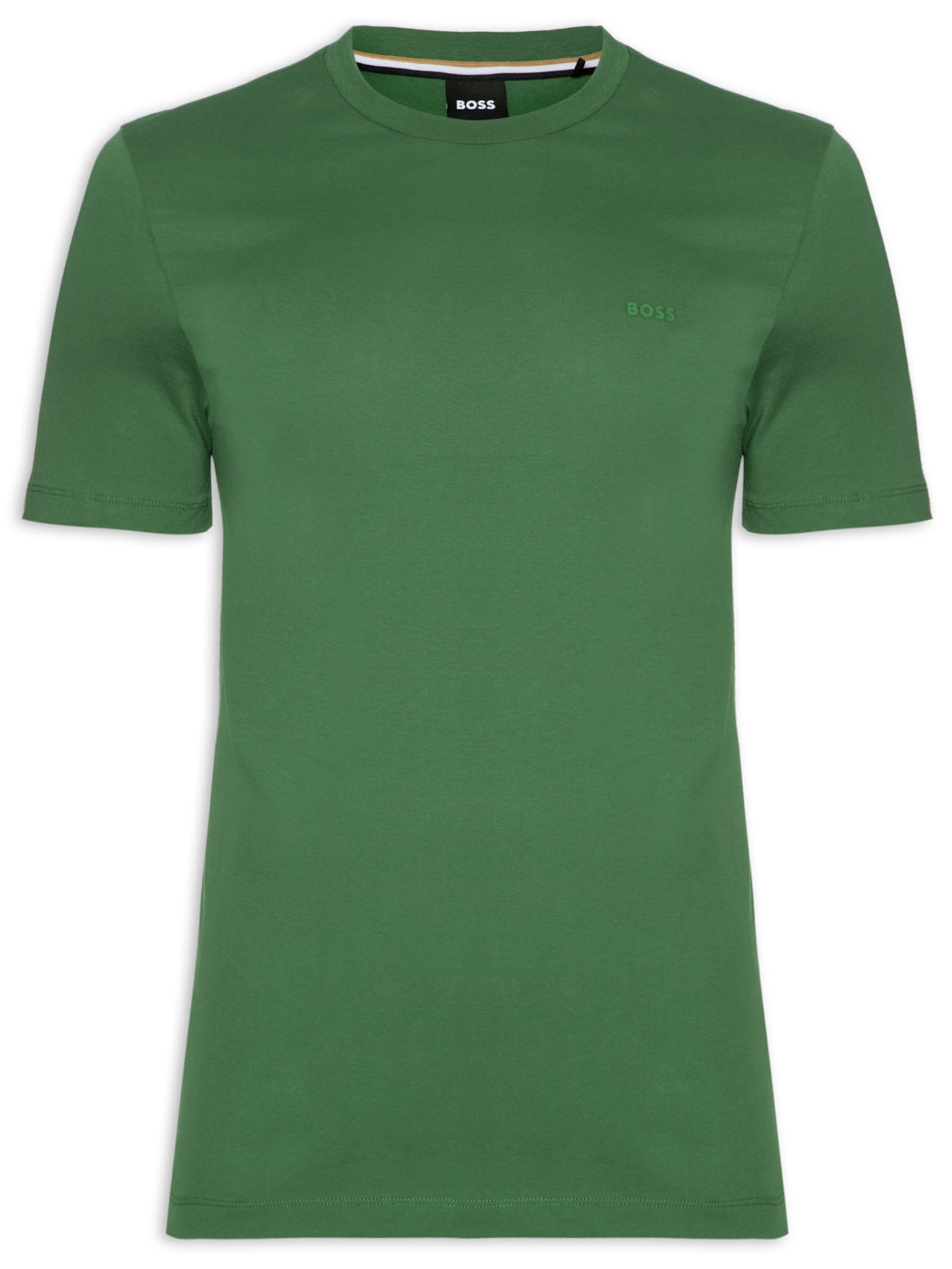 Camiseta Masculina Gola Careca Manga Curta Thompson 01 Verde Boss