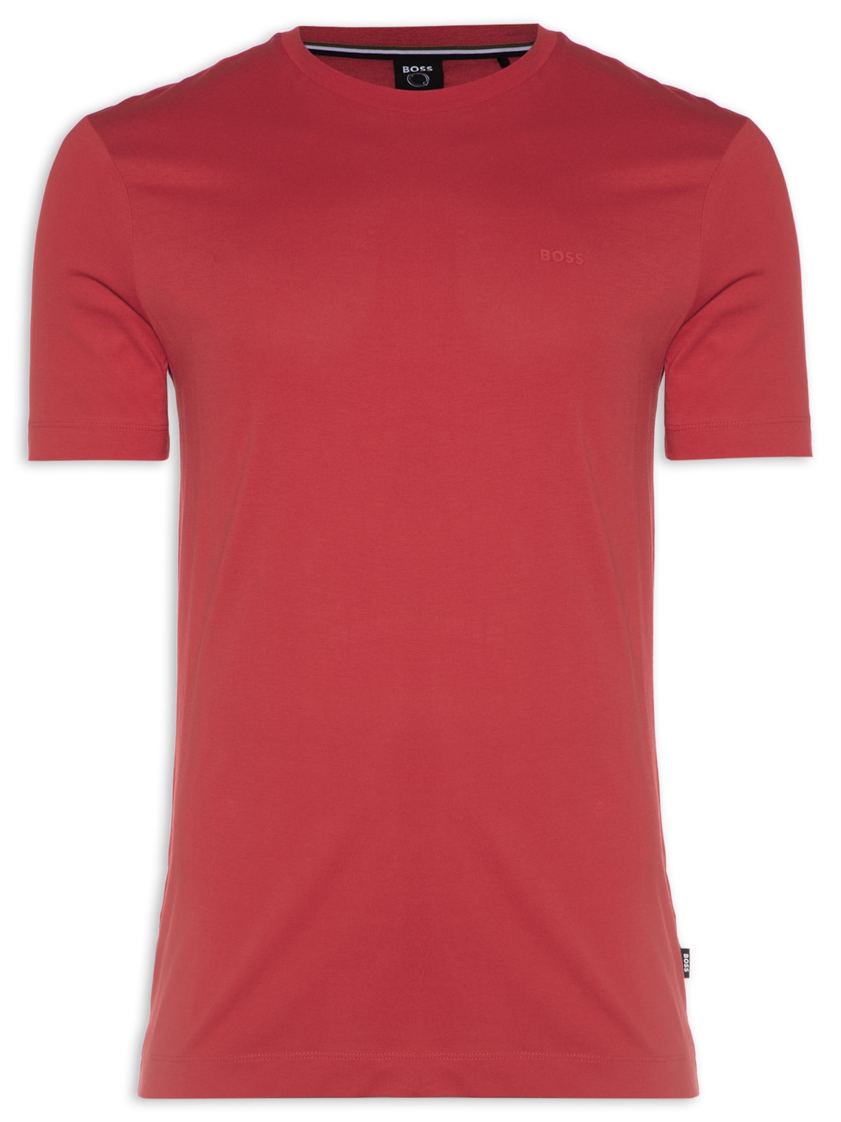Camiseta Masculina Gola Careca Manga Curta Thompson 01 Vermelho Claro Boss