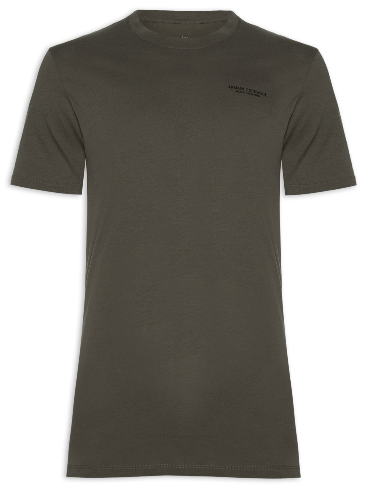 Camiseta Masculina Gola Careca Manga Curta - Verde