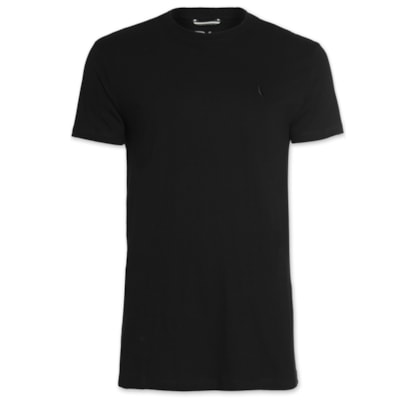 Camiseta Masculina Gola Careca Mc - Preto