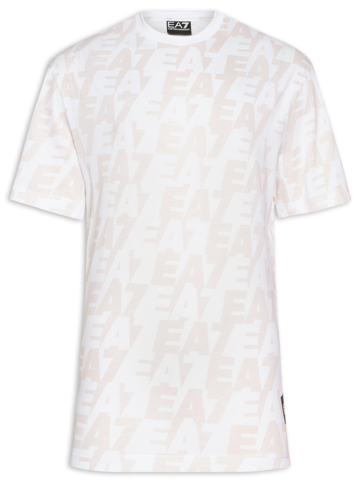 Camiseta Masculina Gola Careca Slim Fit - Branco