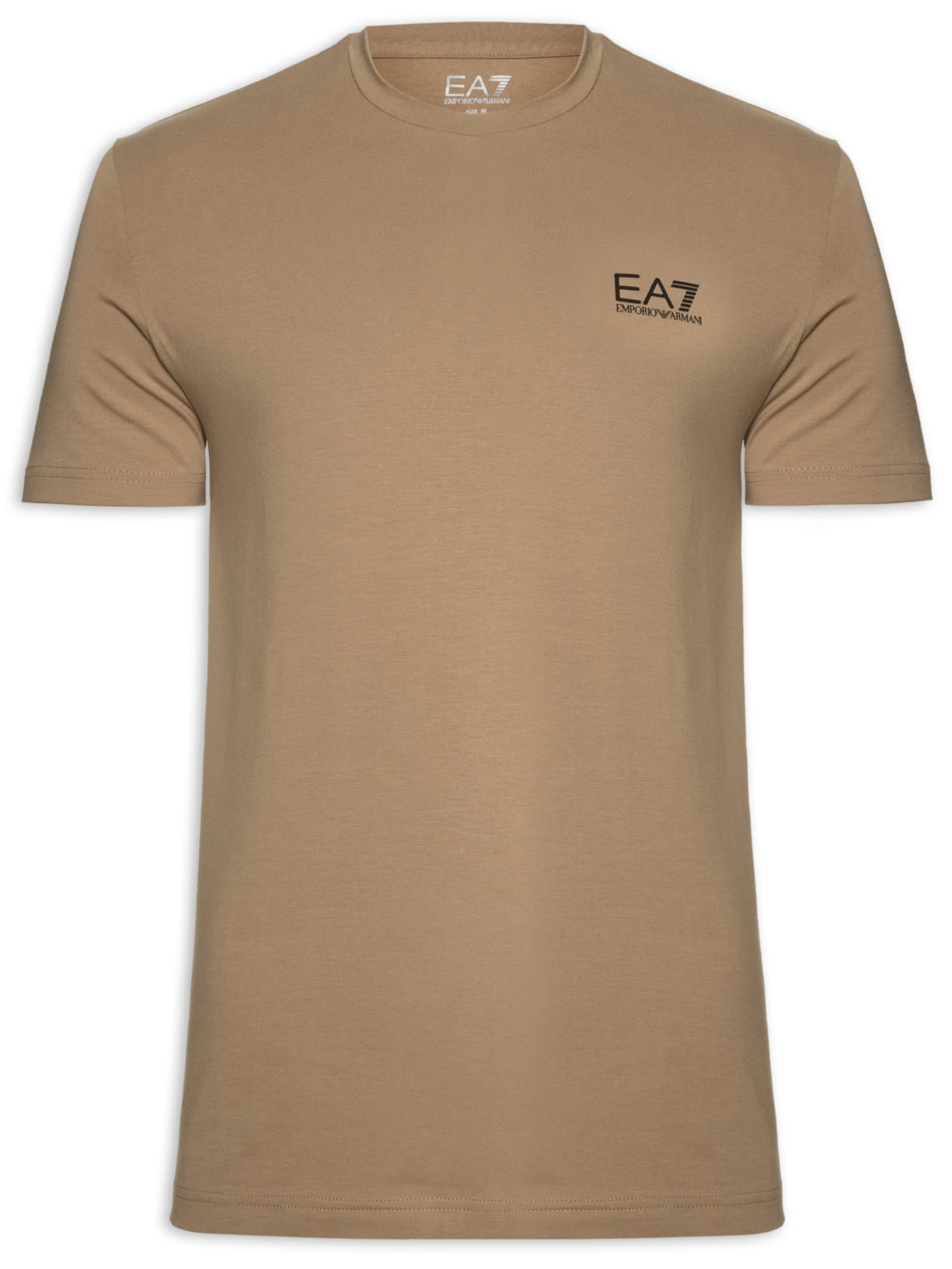 Camiseta Masculina Gola Careca Slim Fit Train Core - Bege