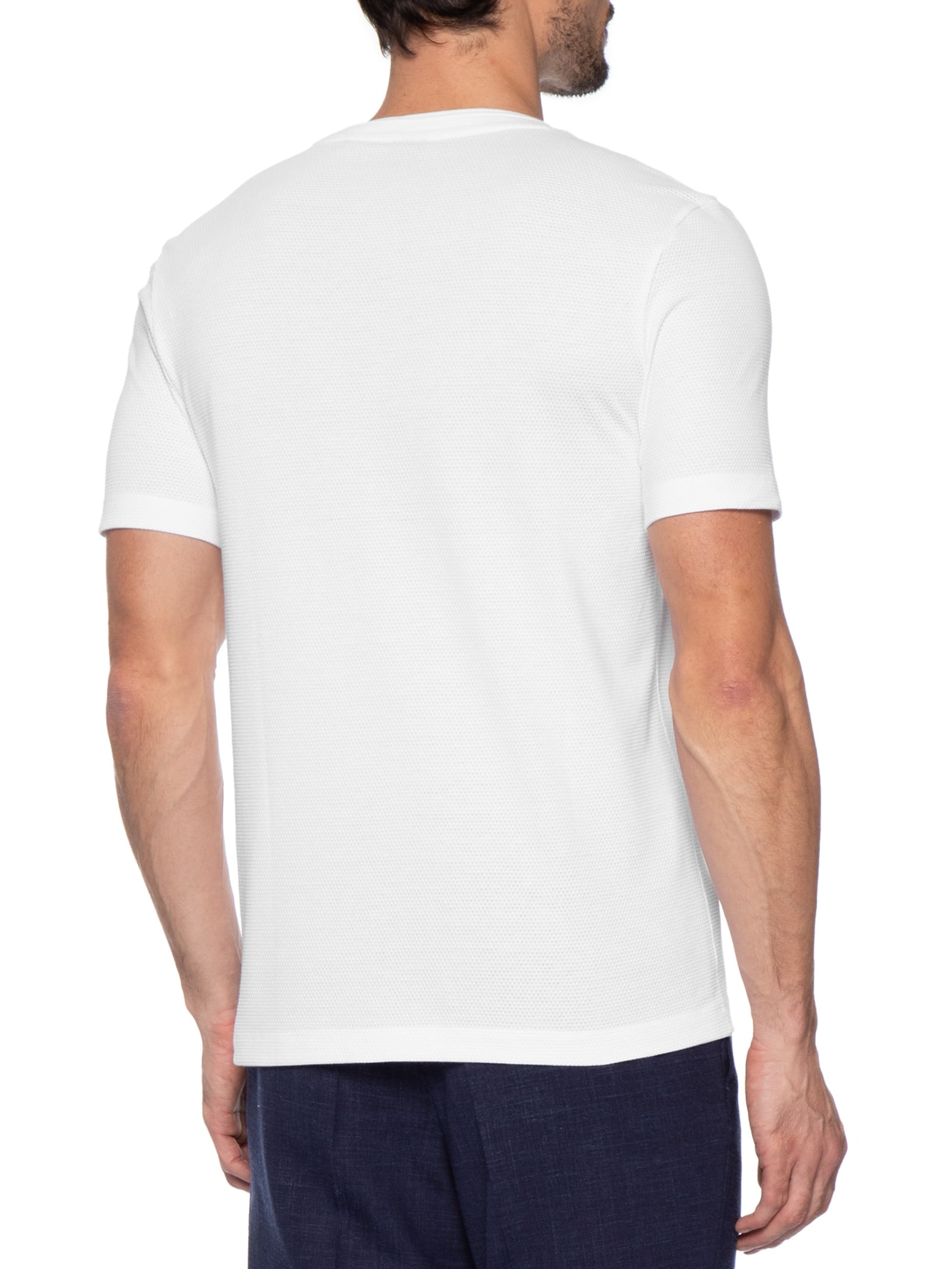 Camiseta Masculina Gola Careca Tiburt Branco Boss