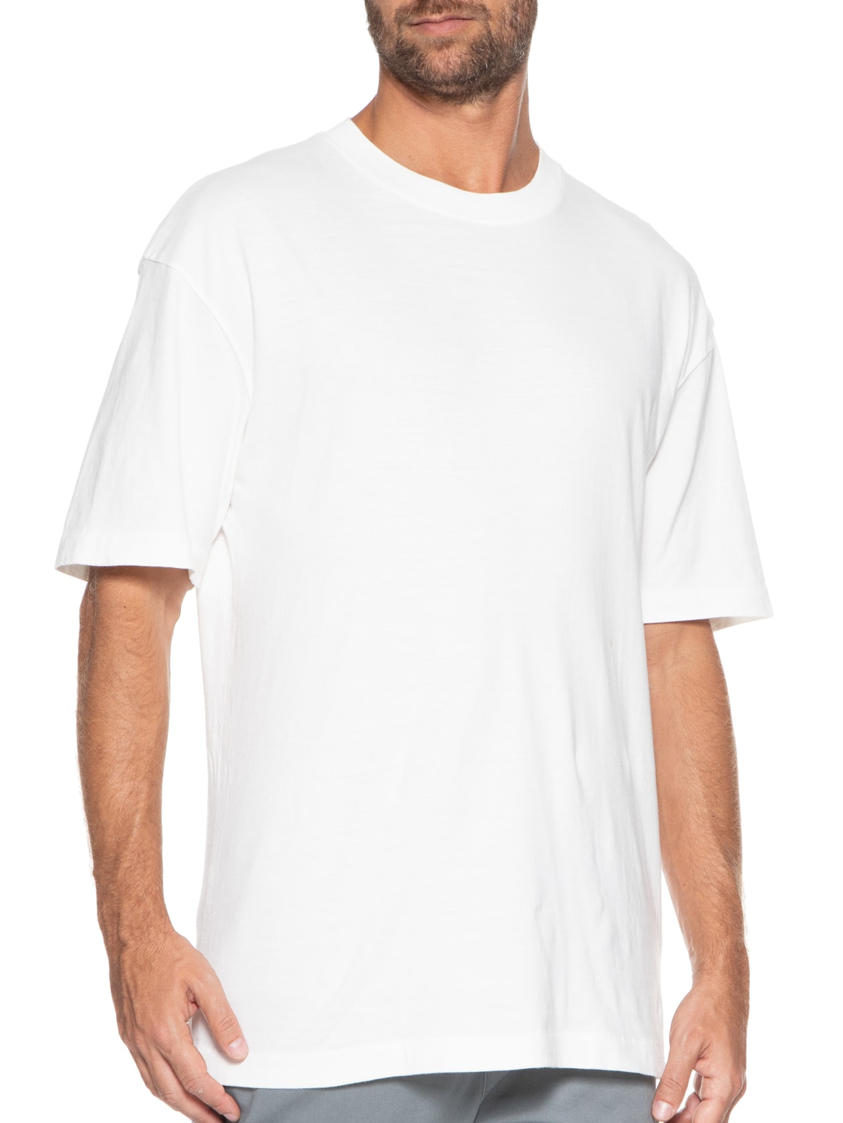 Camiseta Masculina Gola Off White Hering