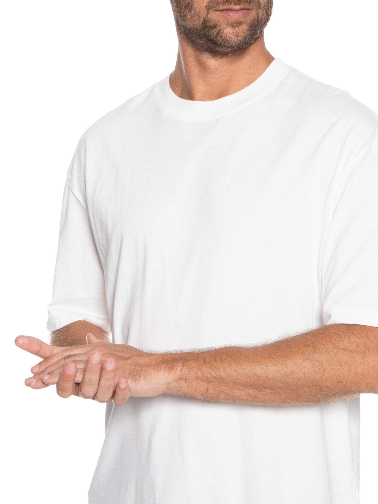 Camiseta Masculina Gola Off White Hering