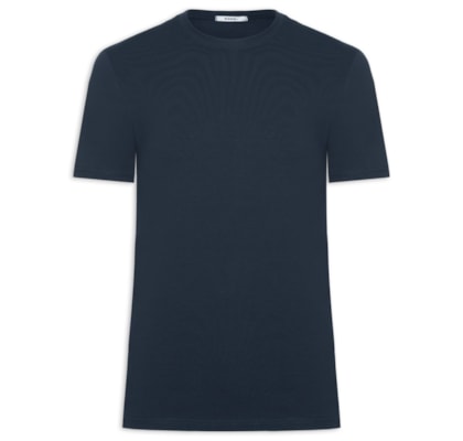 Camiseta Masculina Gola Redonda - Azul