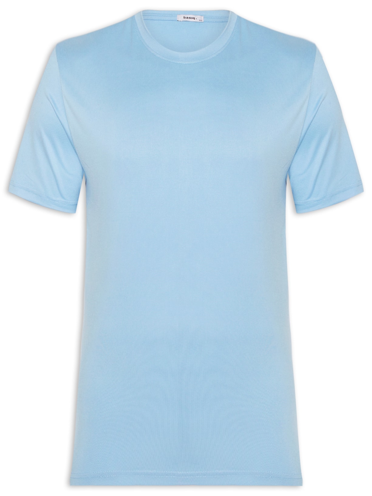 Camiseta Masculina Gola Redonda Básica - Azul