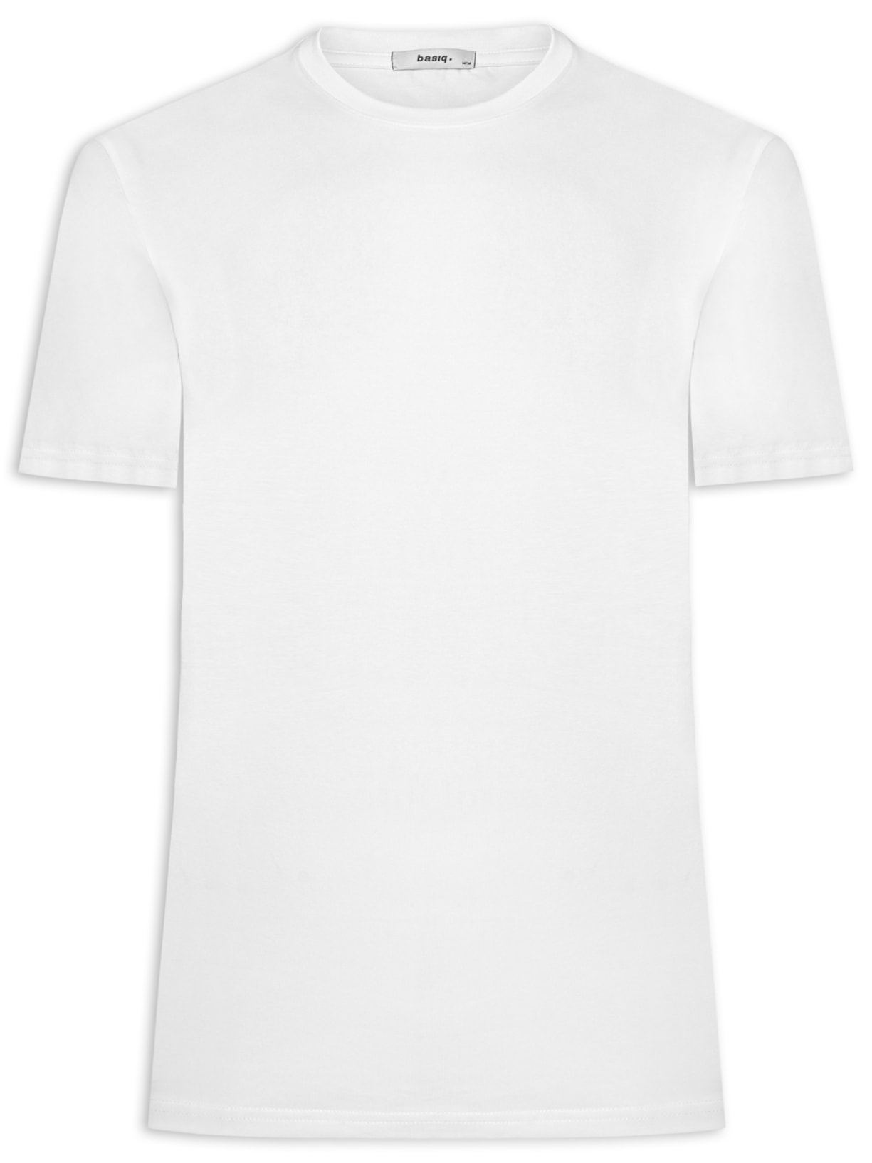Camiseta Masculina Gola Redonda - Branco