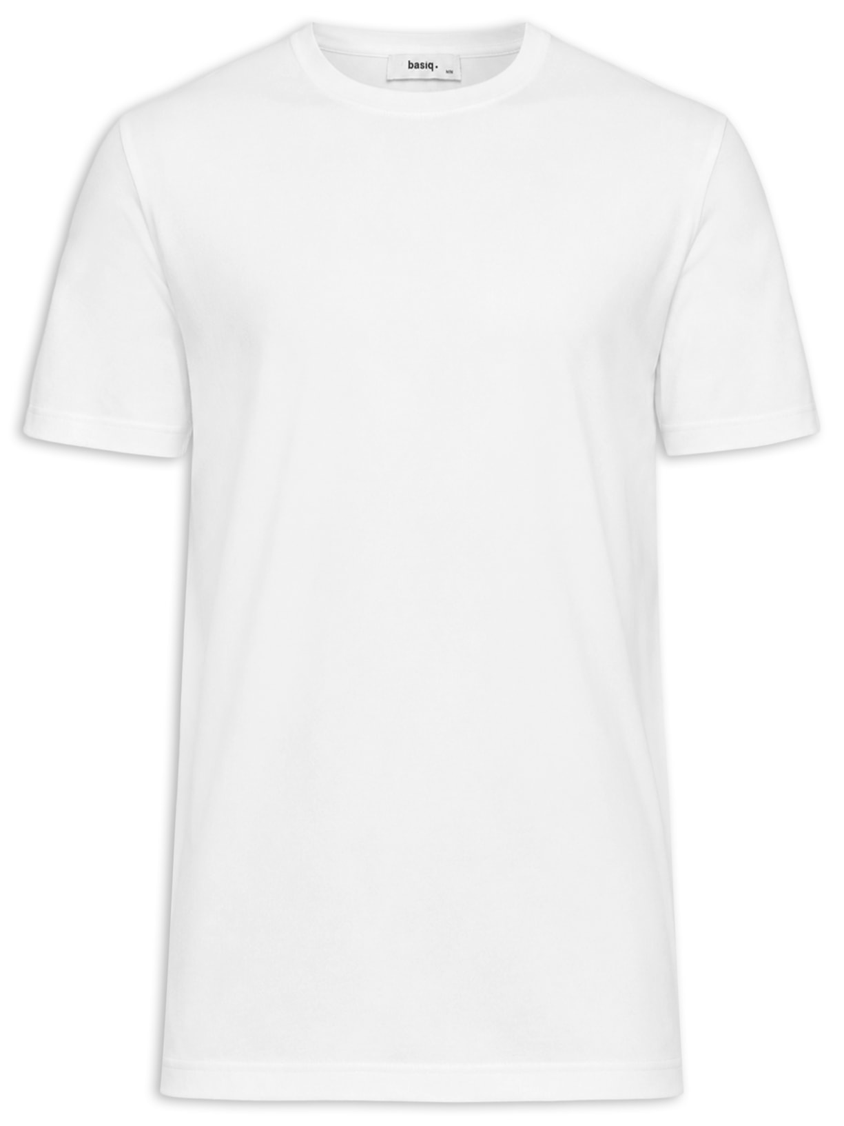 Camiseta Masculina Gola Redonda Manga Curta - Branco