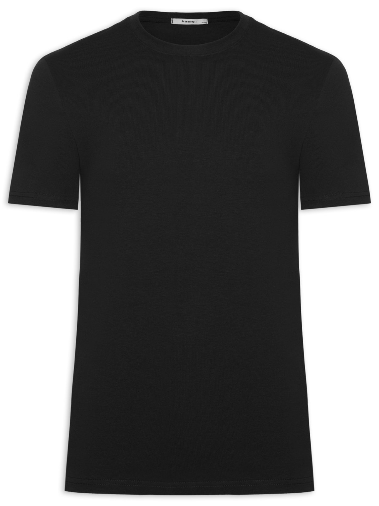 Camiseta Masculina Gola Redonda - Preto