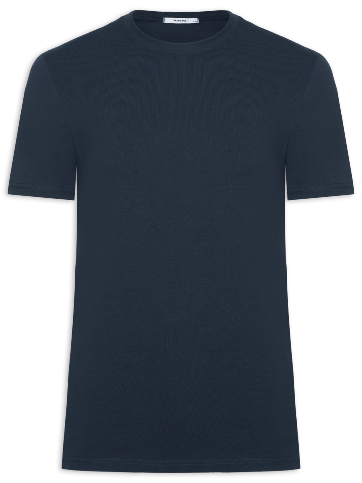 Camiseta Masculina Gola Redonda Preto Basiq Men