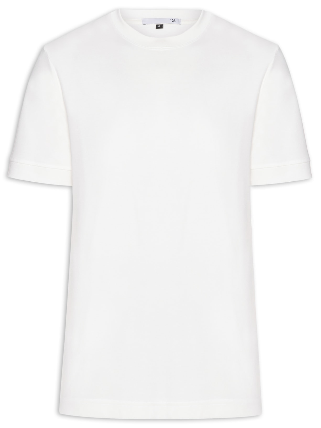 Camiseta Masculina Gola Redonda Reforçada - Branco