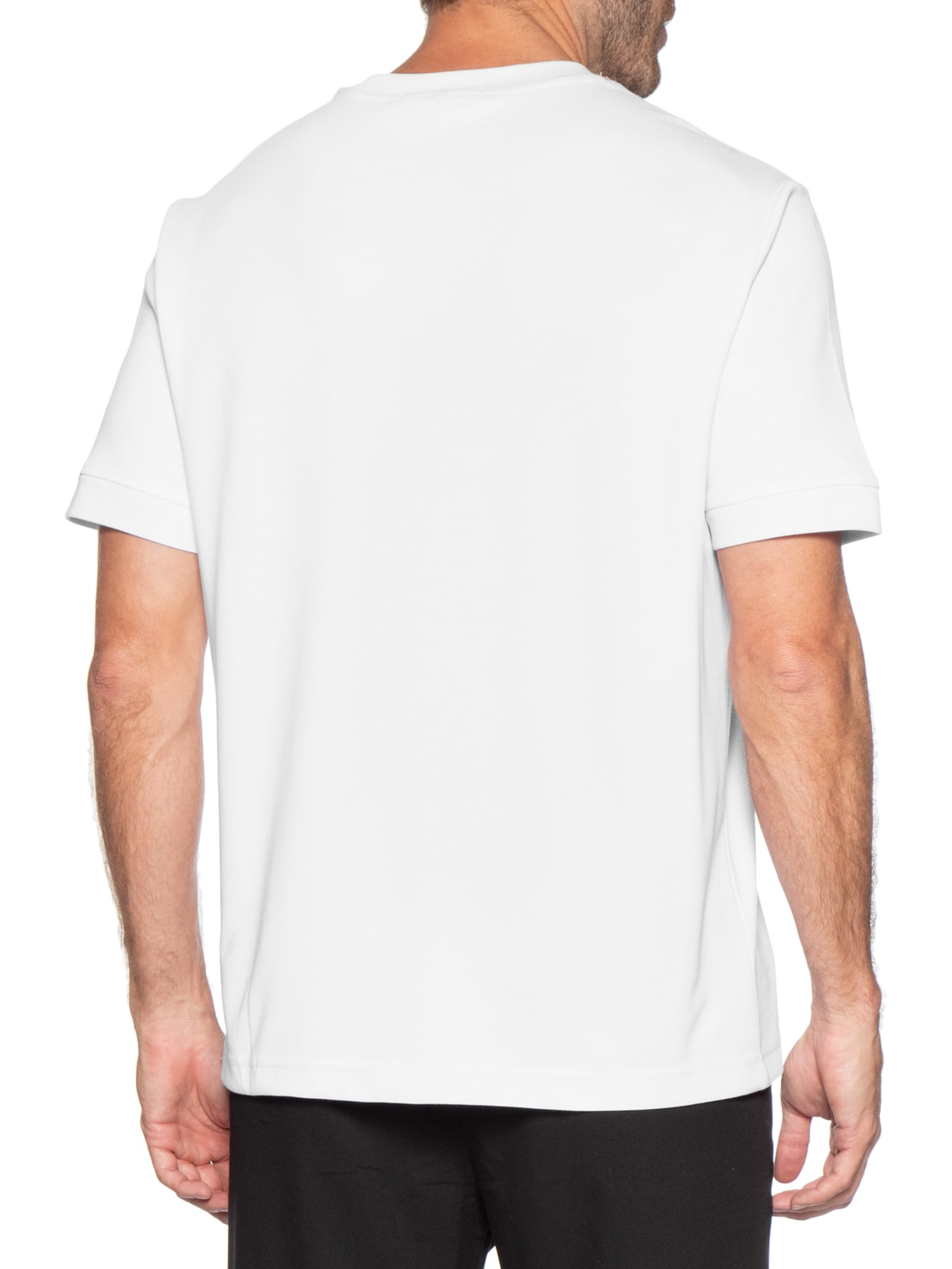 Camiseta Masculina Gola Redonda Reforçada – Branco '2 Essential