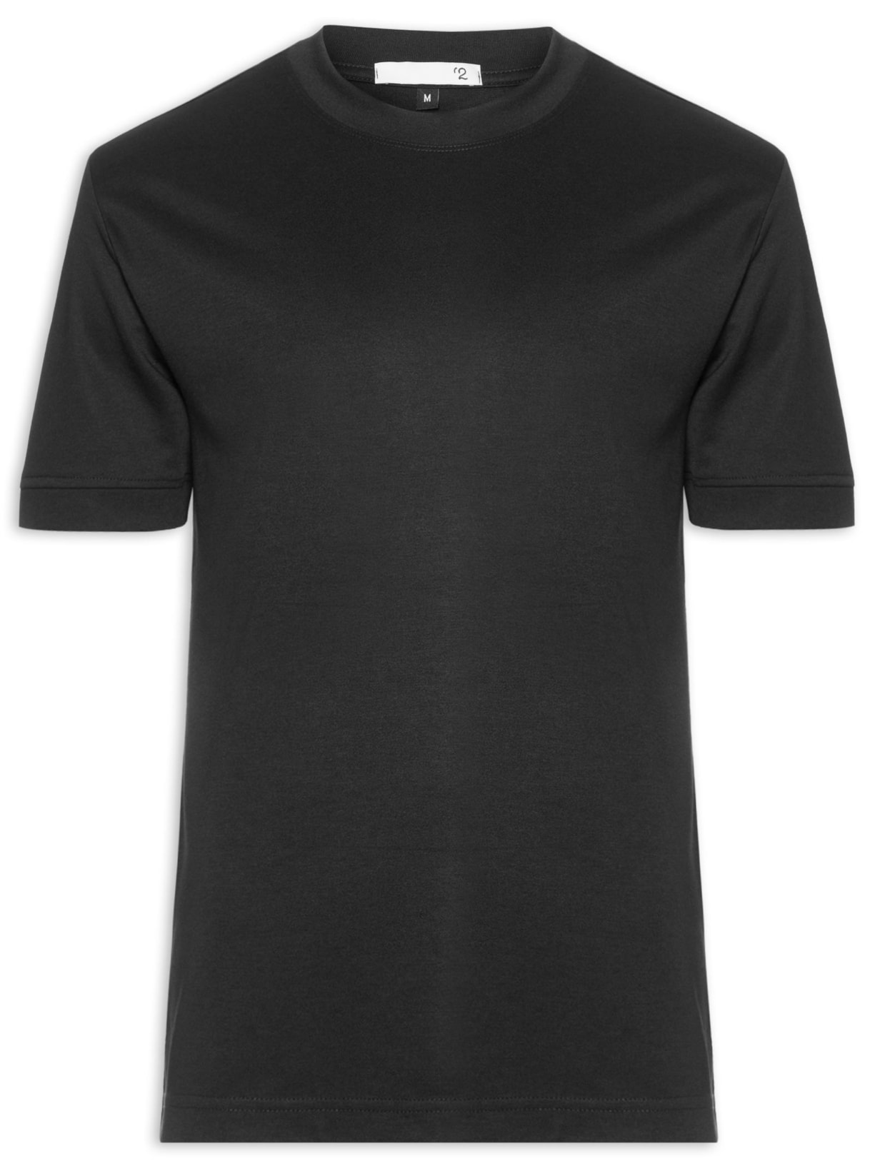 Camiseta Masculina Gola Redonda Reforçada – Preto