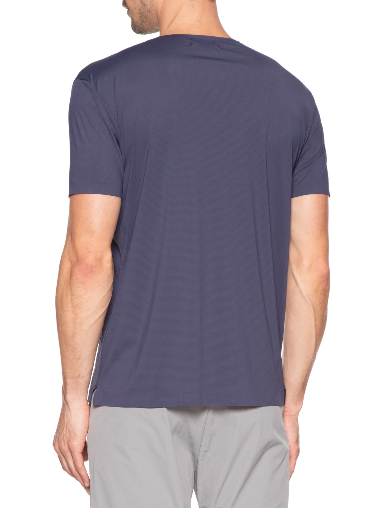 Camiseta Masculina Gola Redonda Tecnologia Caimento Perfeito Azul '2 Essential