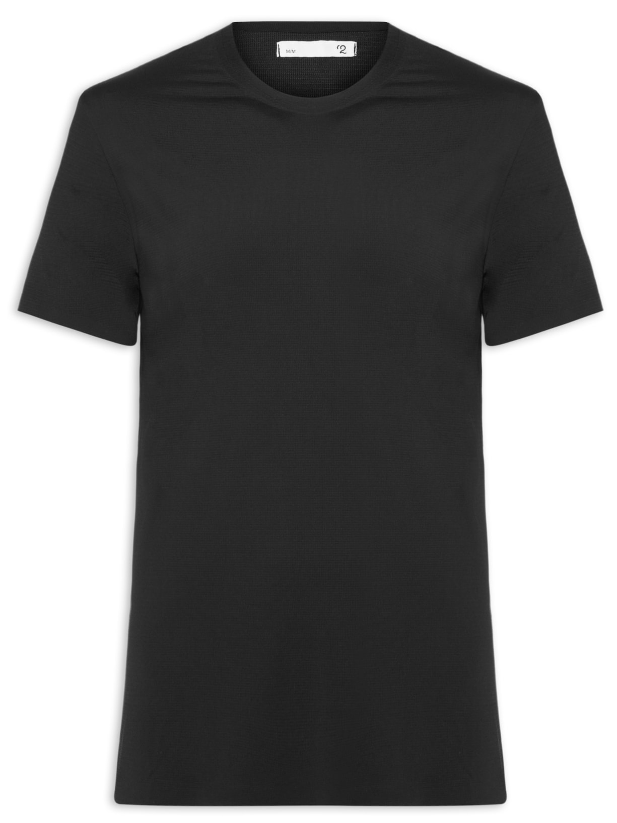 Camiseta Masculina Gola Redonda Tecnologia Caimento Perfeito Preto '2 Essential