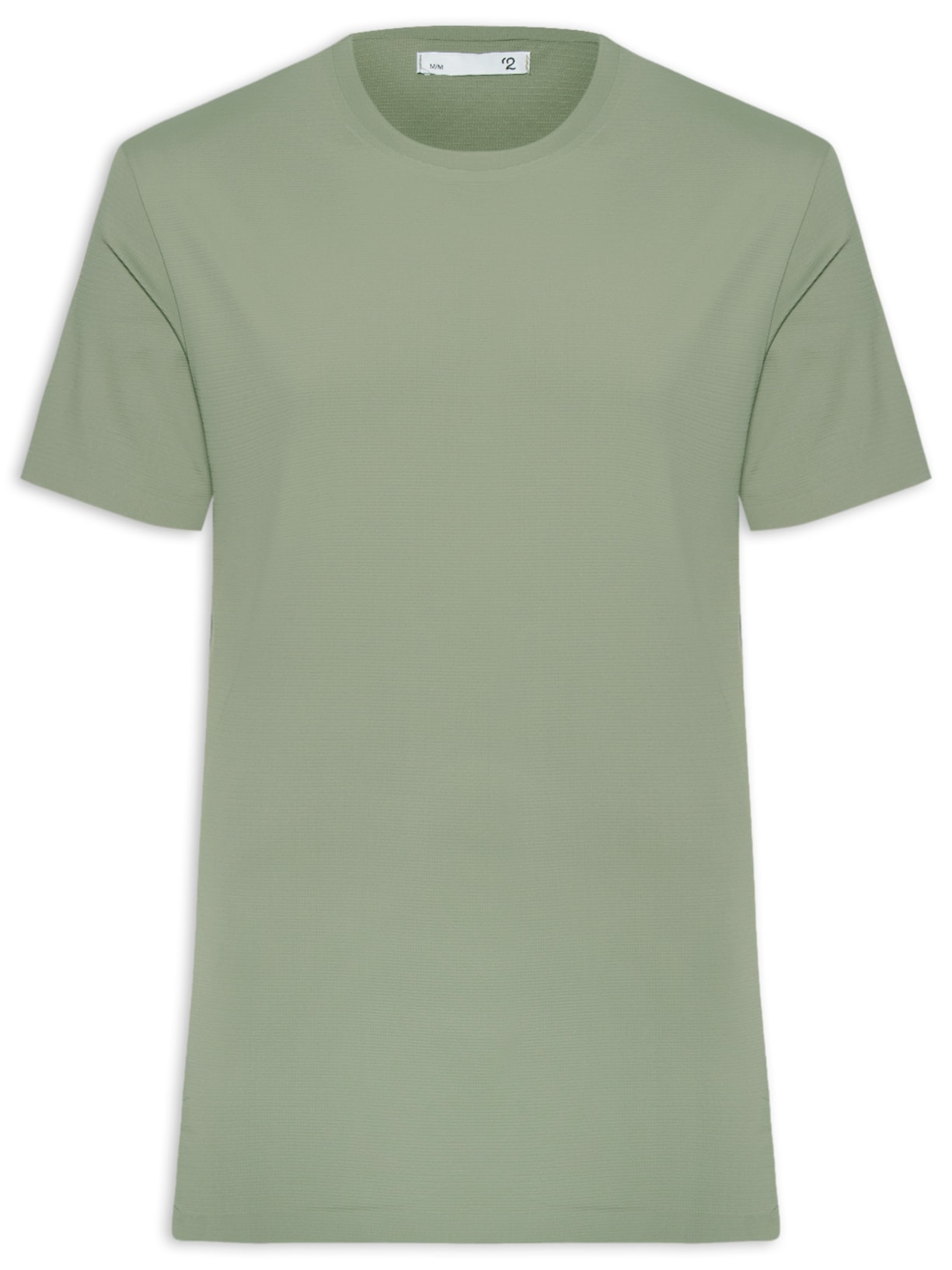 Camiseta Masculina Gola Redonda Tecnologia Caimento Perfeito - Verde