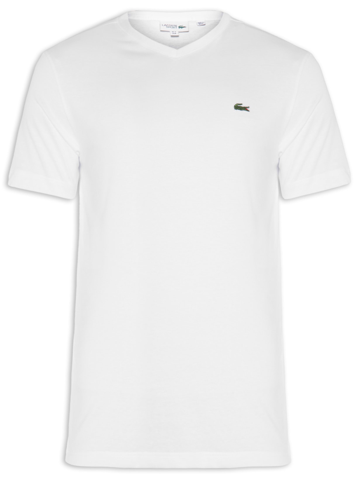 Camiseta Masculina Gola V - Branco