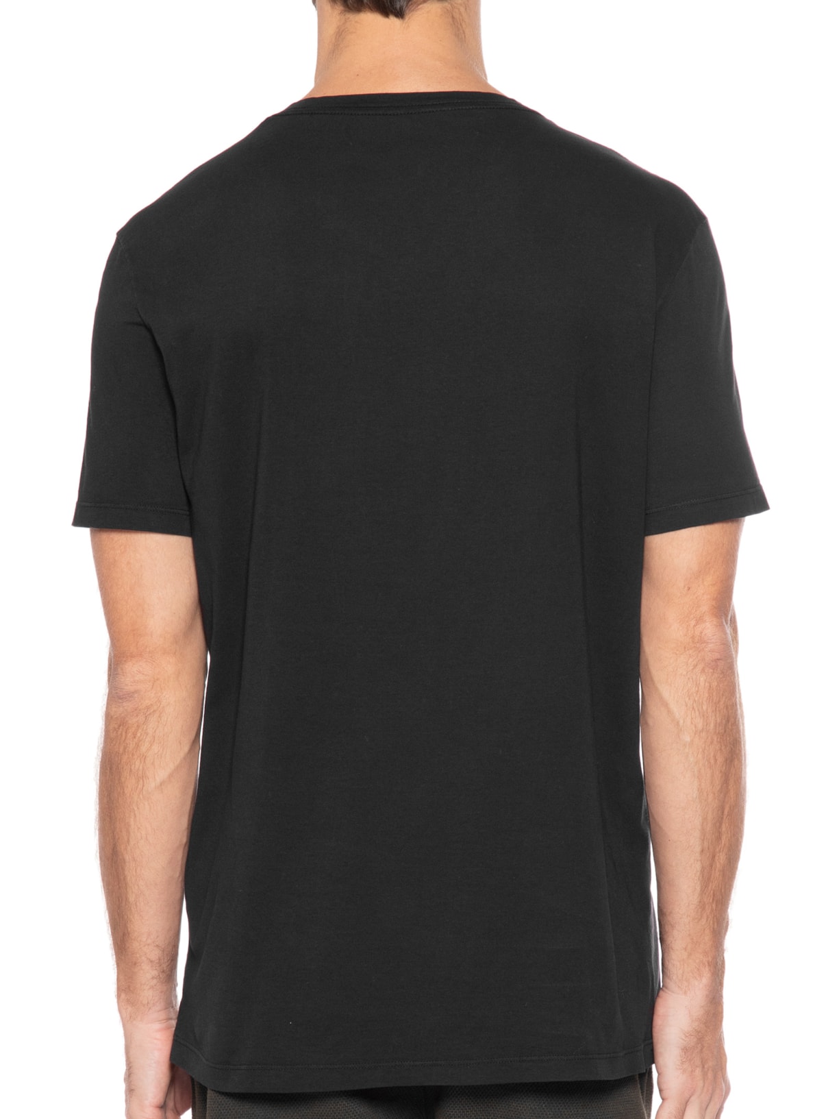 Camiseta Masculina Gola V Neck Preto Zapalla