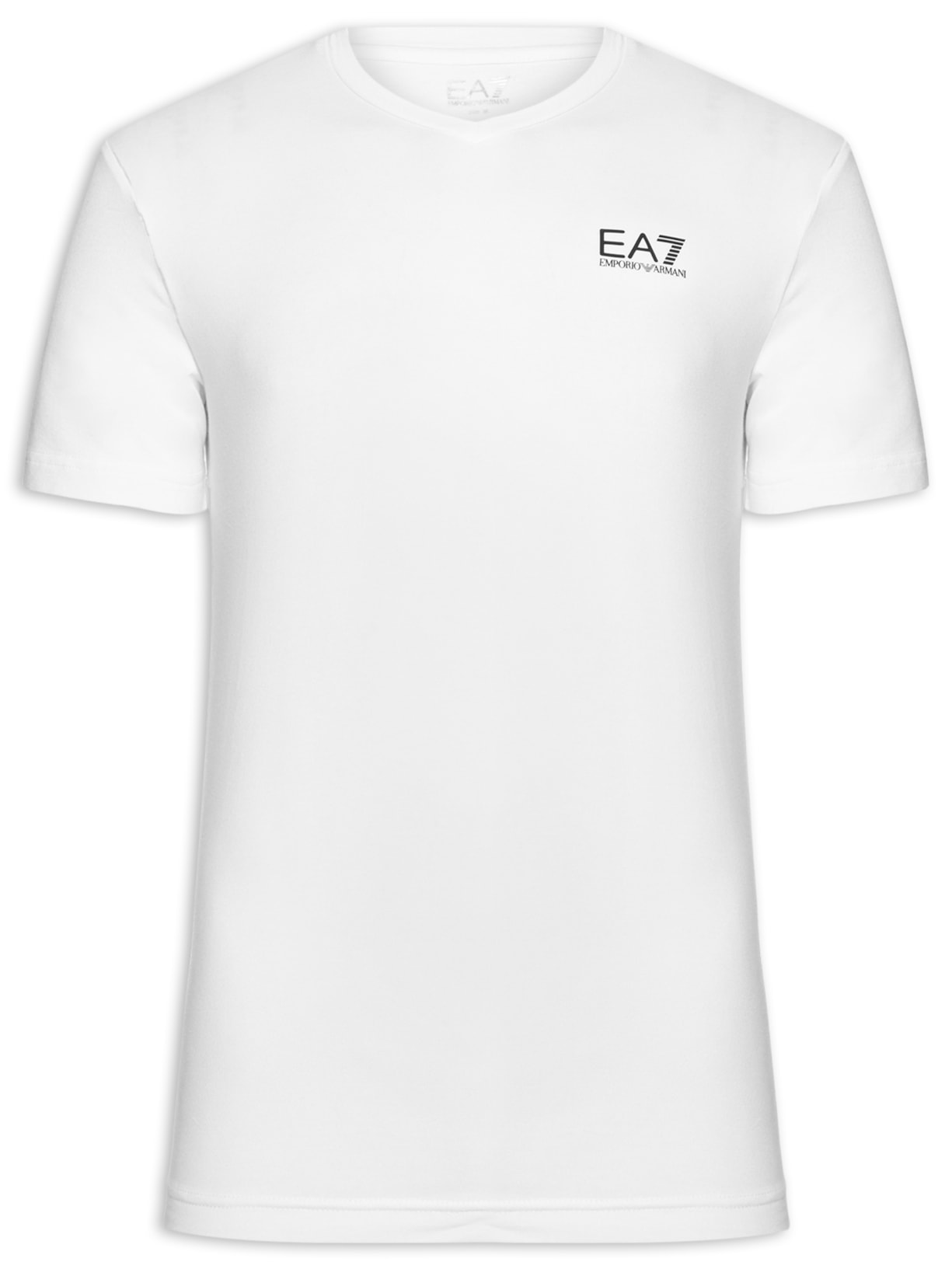 Camiseta Masculina Gola V Train Core - Branco
