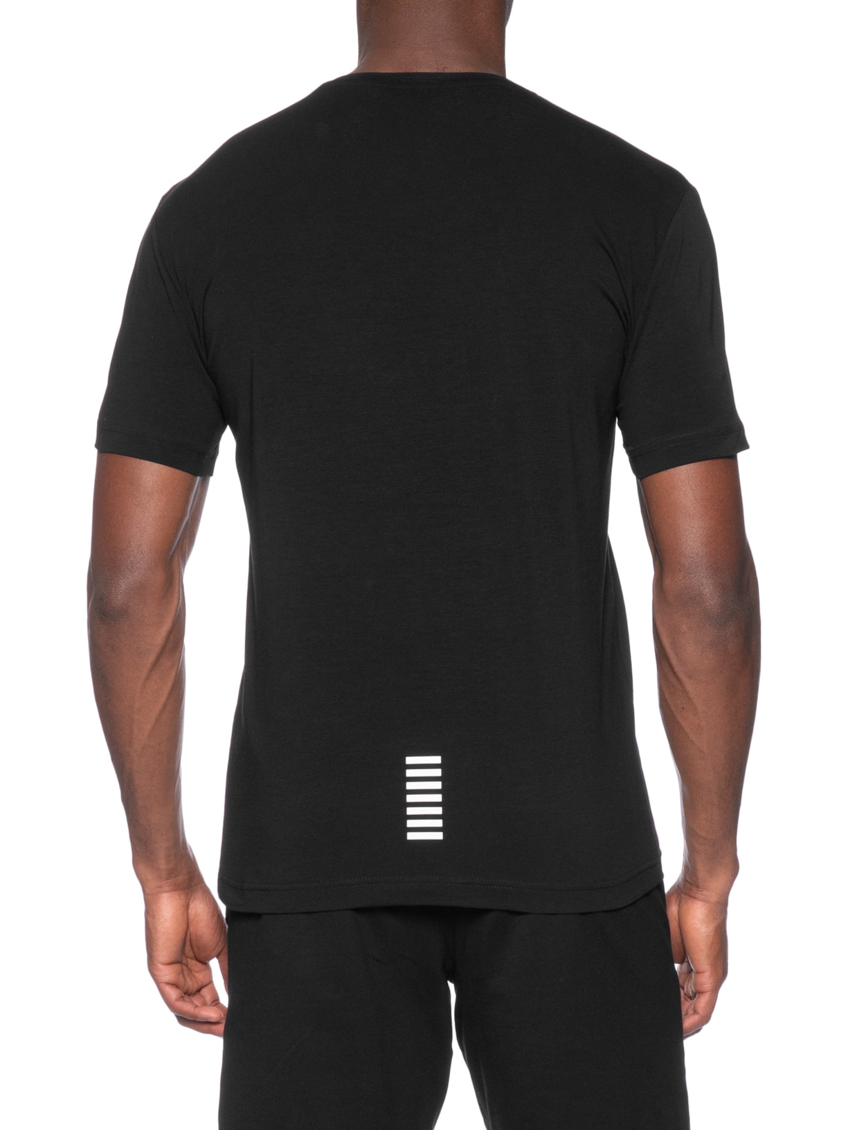 Camiseta Masculina Gola V Train Core Preto Ea7 Emporio Armani