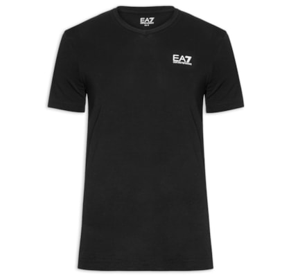 Camiseta Masculina Gola V Train Core - Preto