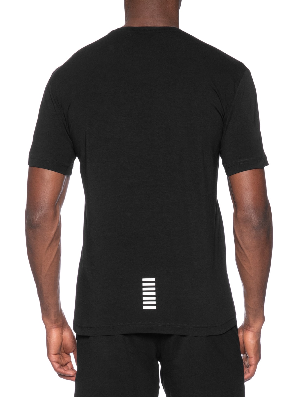 Camiseta Masculina Gola V Train Core Preto Ea7 Emporio Armani