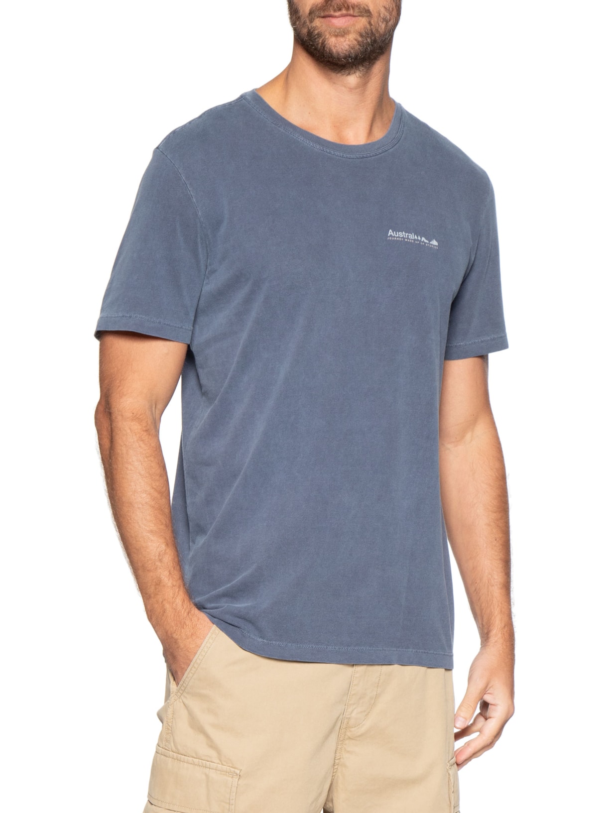 Camiseta Masculina Good Azul Austral