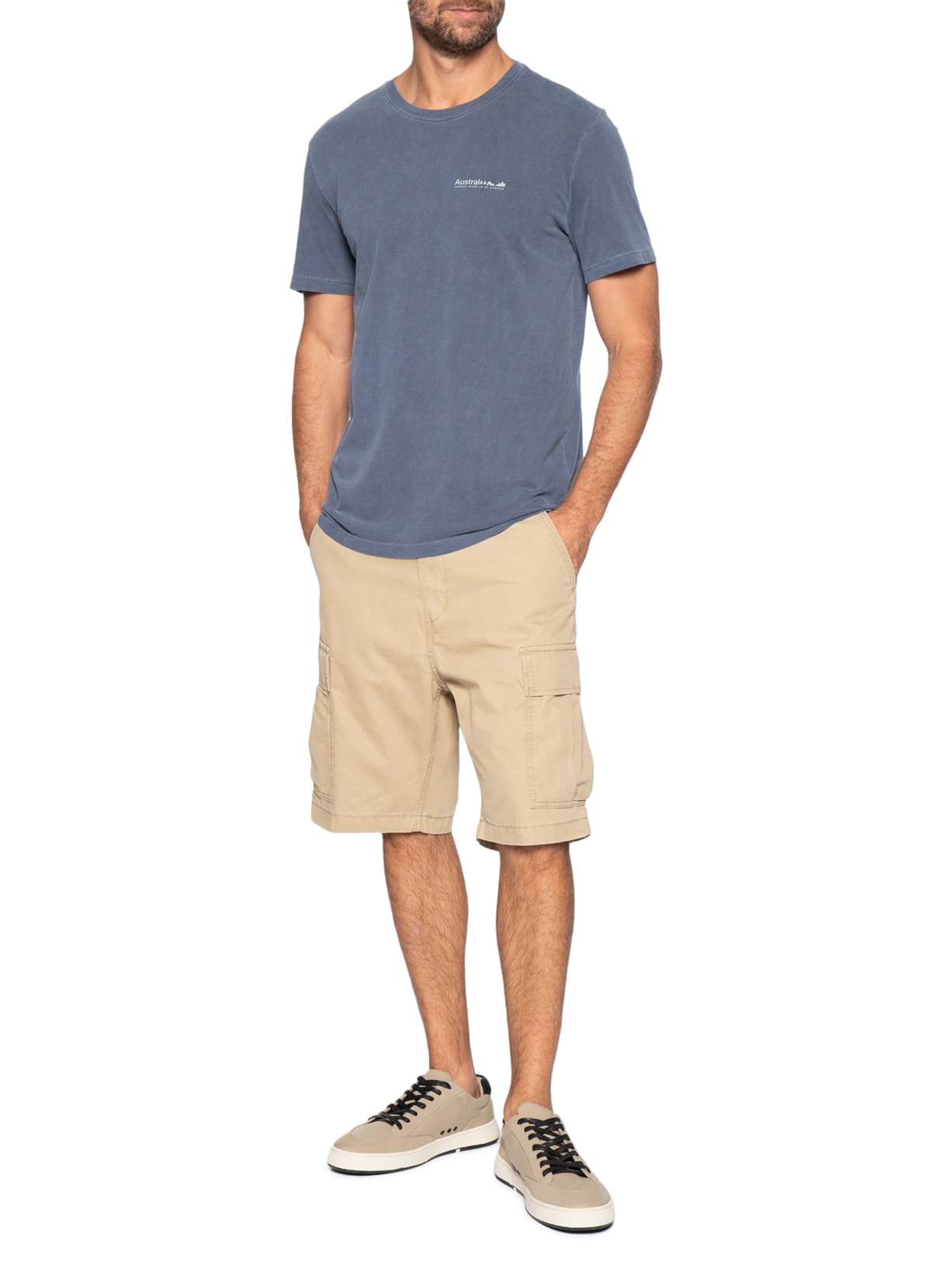 Camiseta Masculina Good Azul Austral