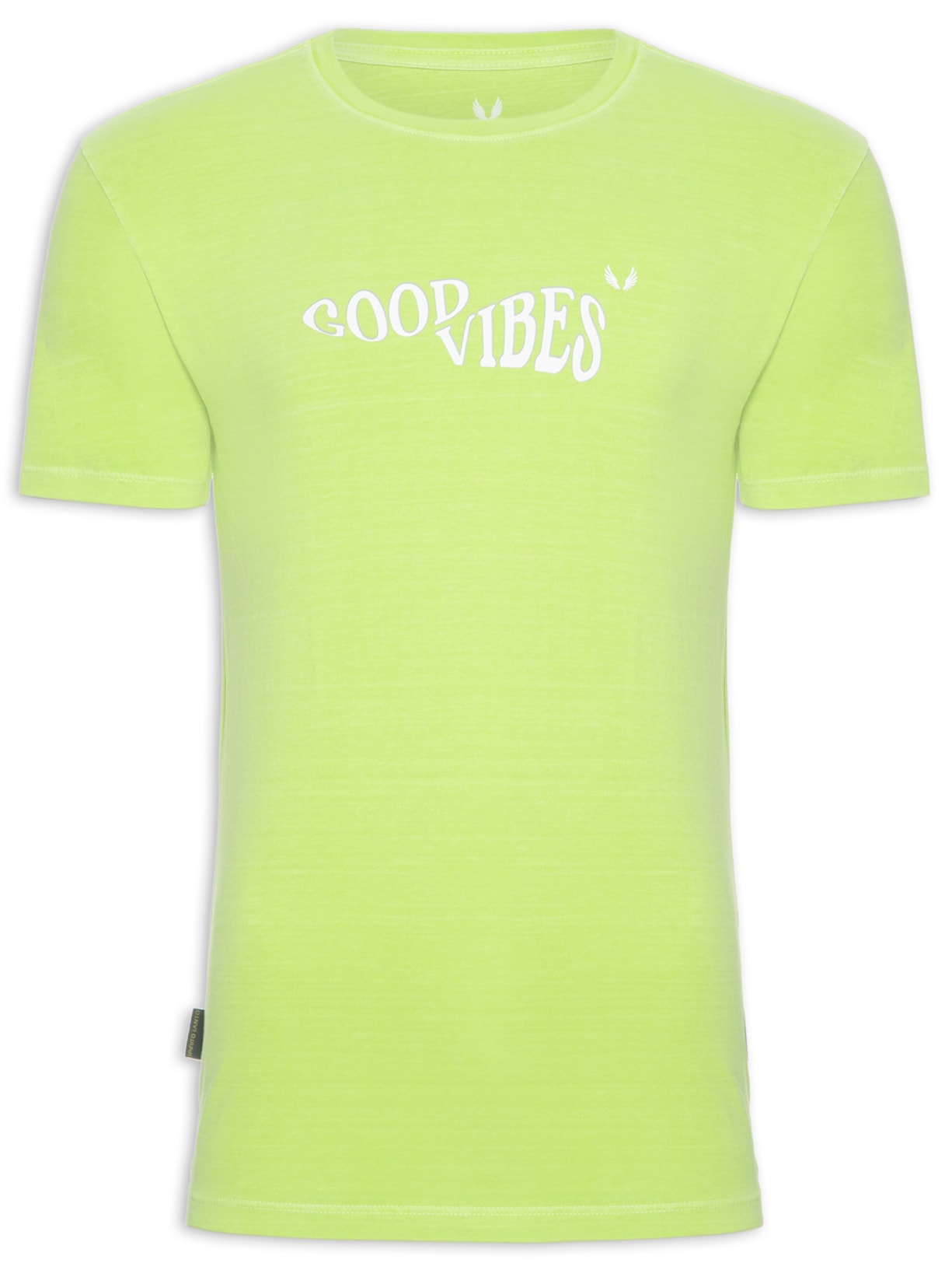 Camiseta Masculina Good Vibes - Verde