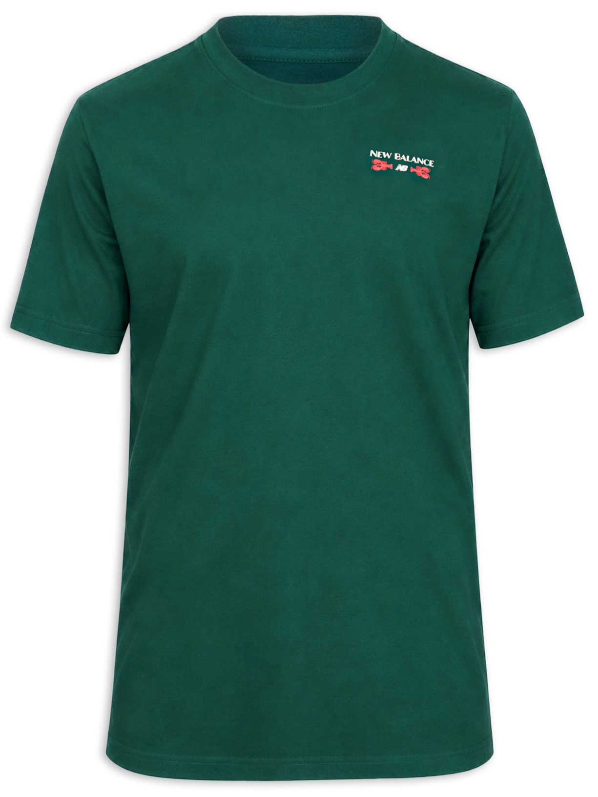 Camiseta Masculina Grab A Bite Boston Verde New Balance
