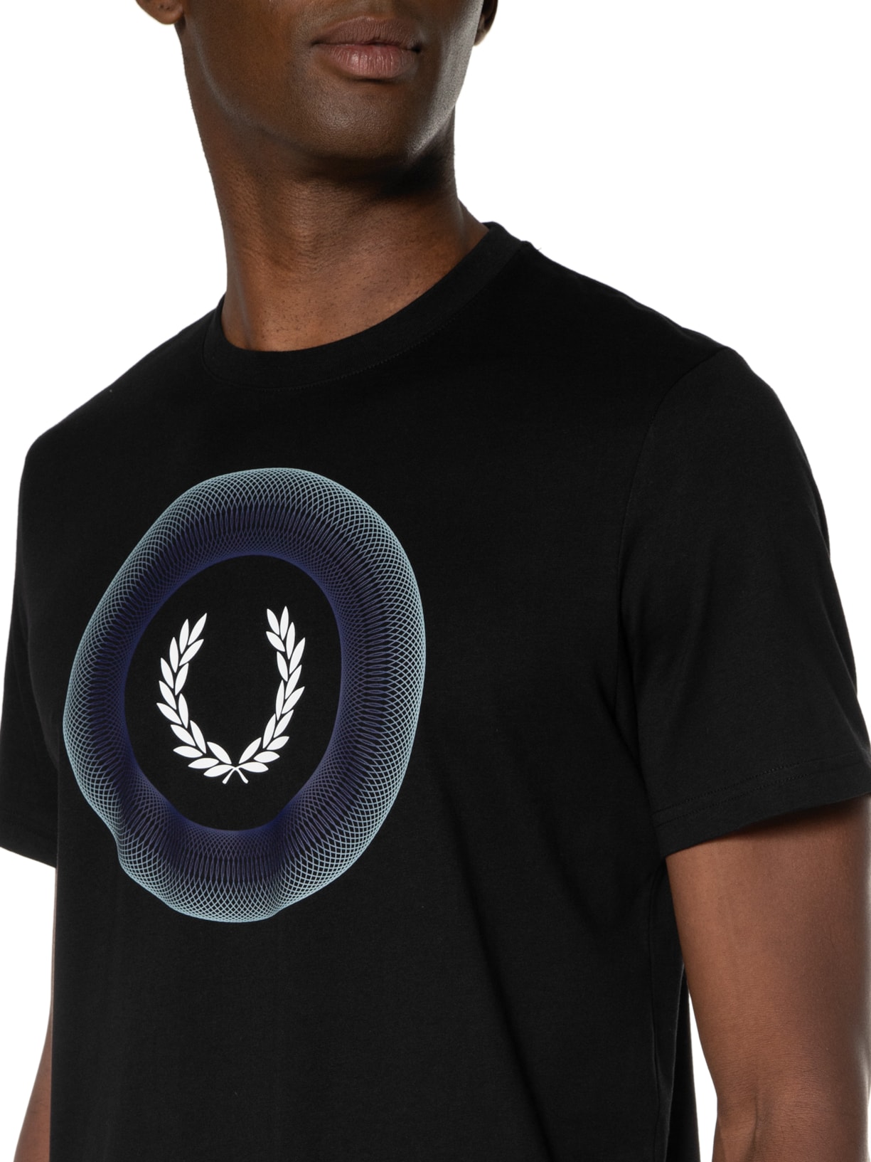 Camiseta Masculina Gradient Graphic Preto Fred Perry