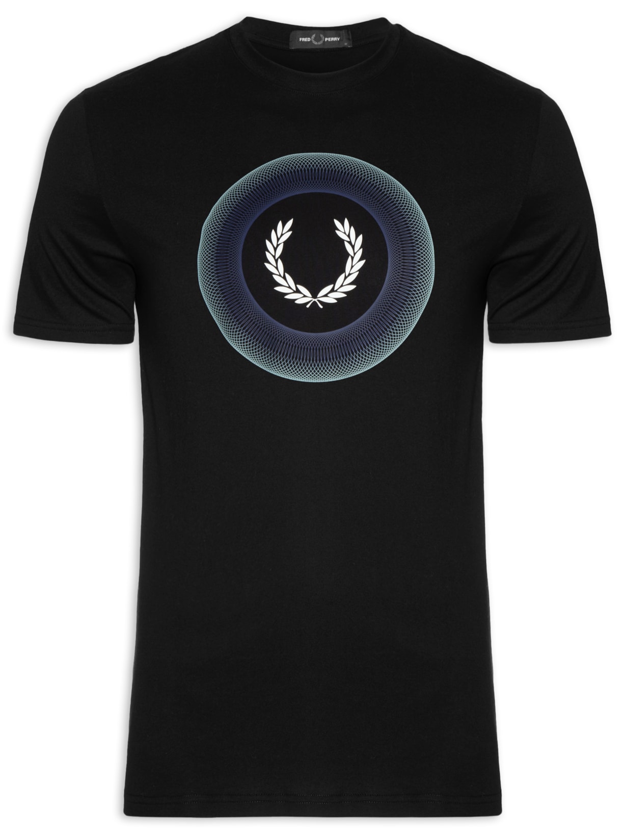 Camiseta Masculina Gradient Graphic - Preto
