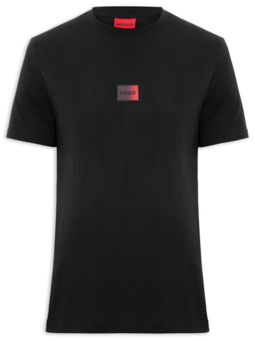 Camiseta Masculina Gradient Logo Crew Neck Danotie – Preto