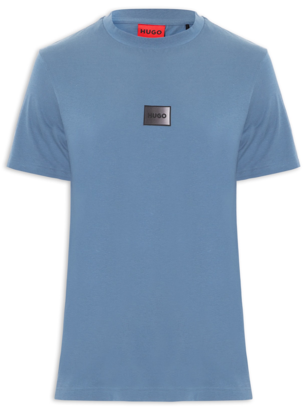 Camiseta Masculina Gradient Logo Crew Neck Danotie Azul Hugo