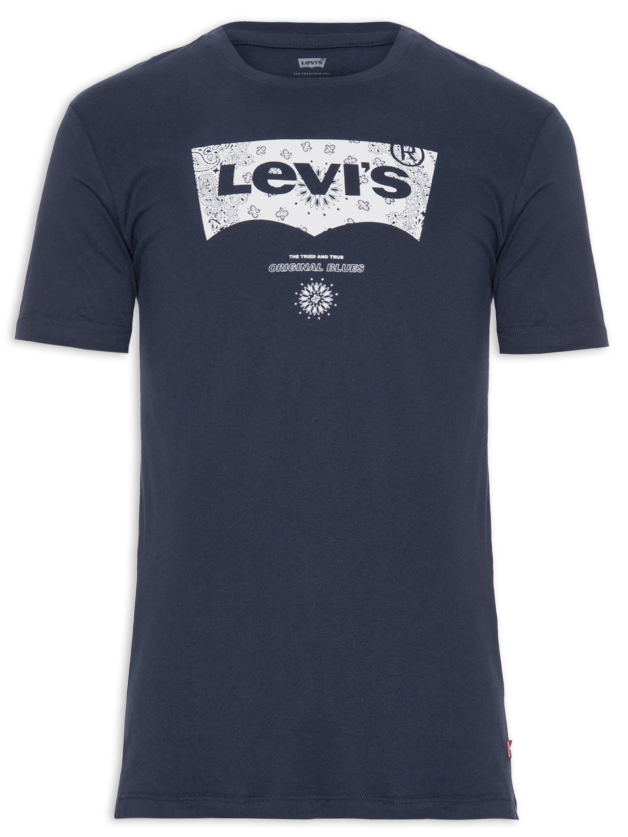 Camiseta Masculina Graphic Crewneck Tee Azul Levi's