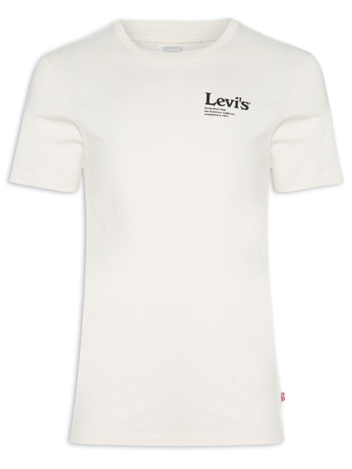 Camiseta Masculina Graphic Crewneck Tee Bege Levi's