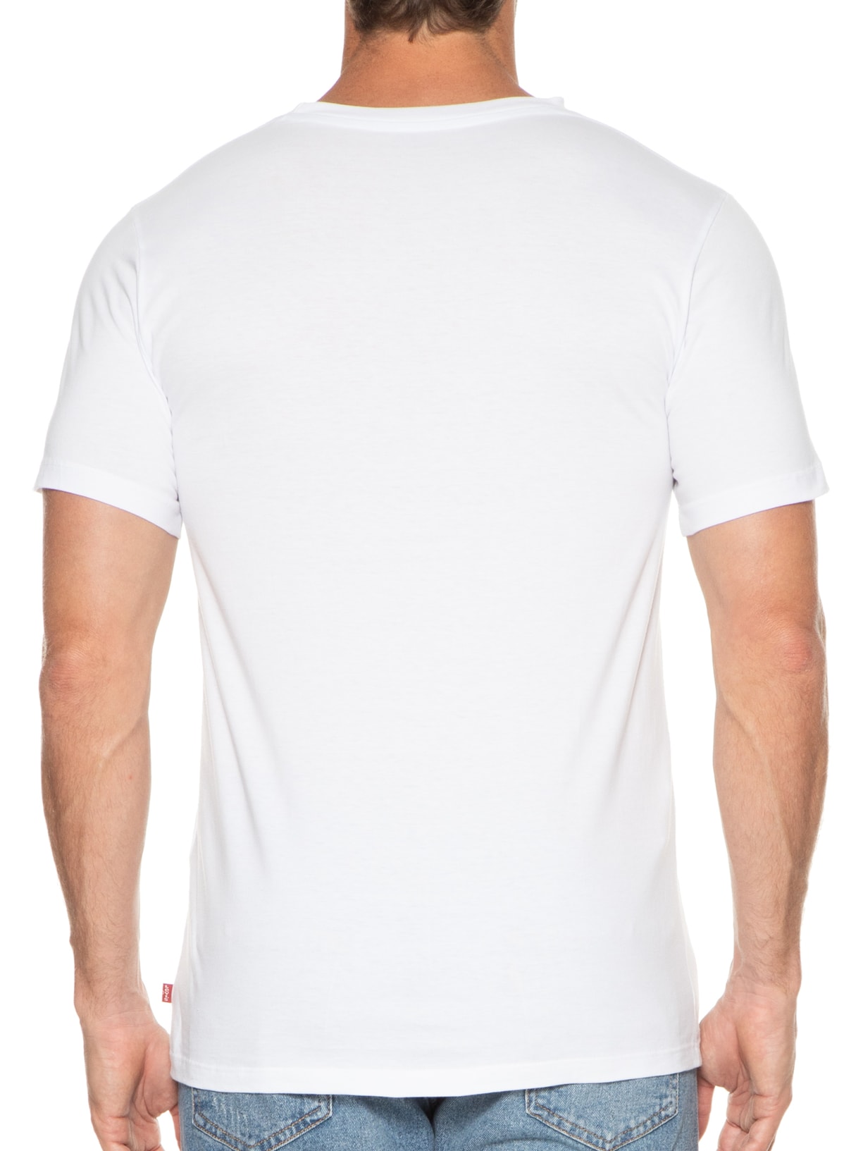Camiseta Masculina Graphic Crewneck Tee Branco Levi's