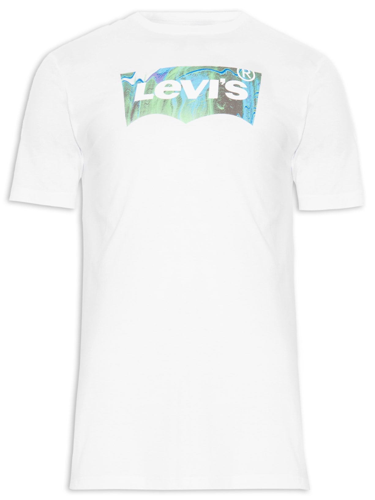 Camiseta Masculina Graphic Crewneck Tee - Branco